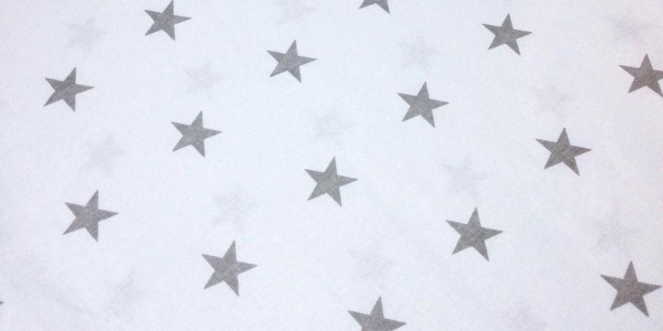Сменная наволочка на подушку для беременных цвета: Звезды бело-серые